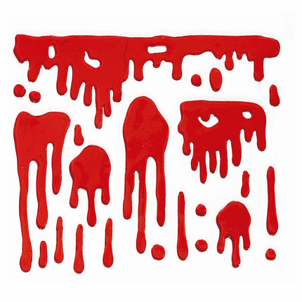 Halloween Fensterdekoration Blut 25cm
