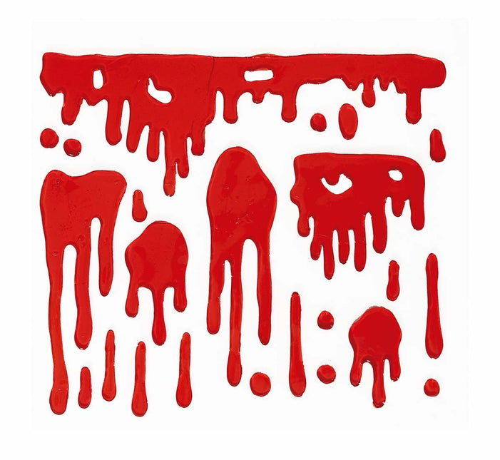 Halloween Fensterdekoration Blut 25cm