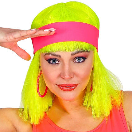 Neon pinkes Stirnband