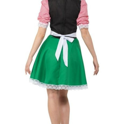 Dirndlkleid Oktoberfest Rot Grün