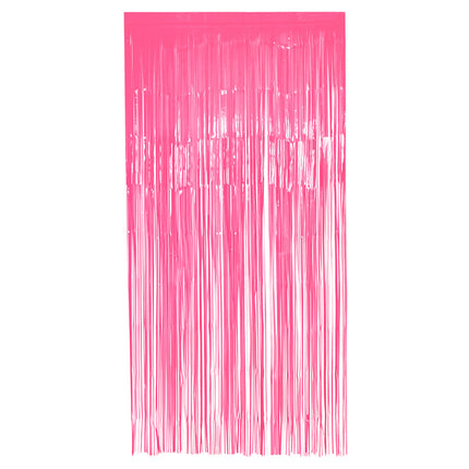 Neon Pinker Türvorhang 2m