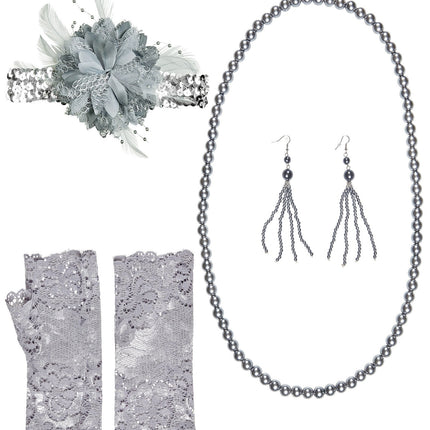 Roaring Twenties 20S Accessoire Set 4 Stück