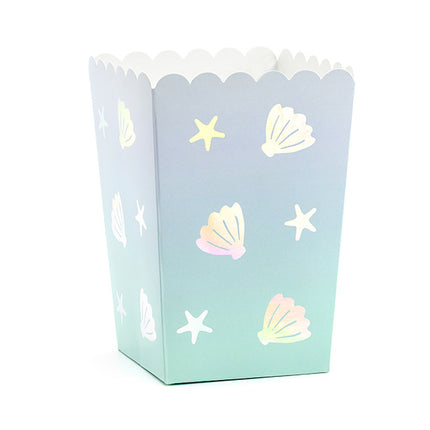 Popcorn Schalen Meerjungfrau 12,5cm 6Stk.