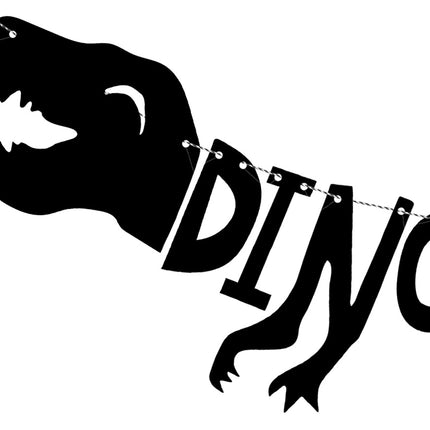Dino Party Buchstabengirlande 90cm