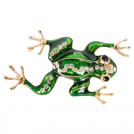 Brosche Frosch 7X3.5Cm