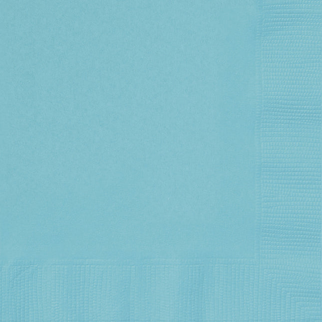 Hellblaue Servietten 20 Stk.