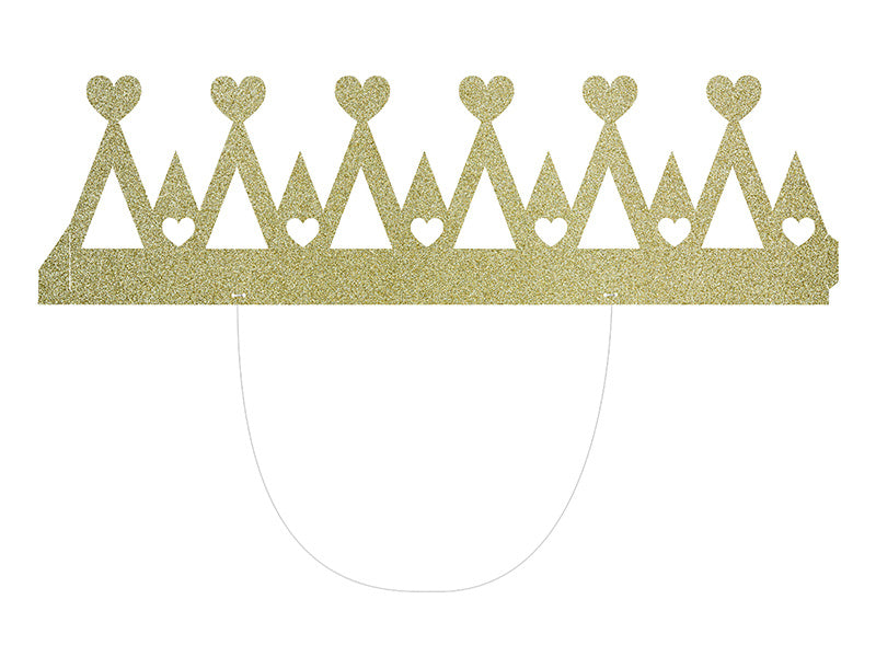 Goldene Krone Glitzer