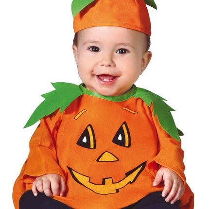 Kürbis Halloween Kostüm Baby Orange