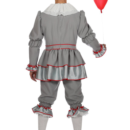Clown Anzug Grau