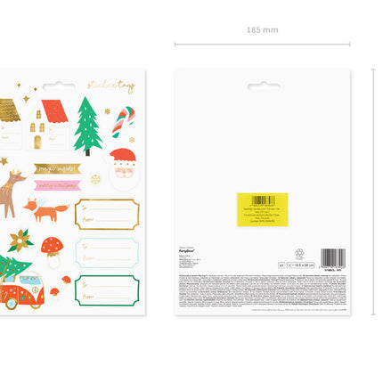 Geschenkaufkleber Weihnachten