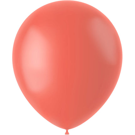 Orangefarbene Ballons Frische Cantaloupe 33cm 10 Stk.