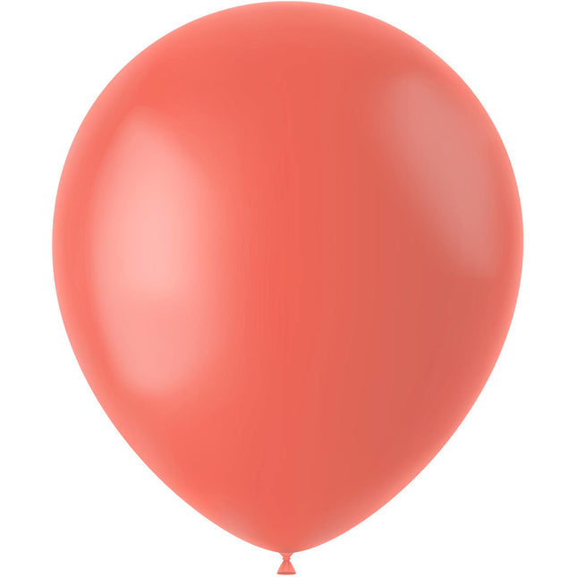 Orangefarbene Ballons Frische Cantaloupe 33cm 10 Stk.