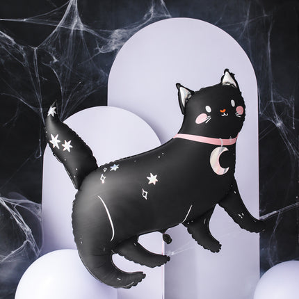 Halloween Heliumballon Katze leer 95cm