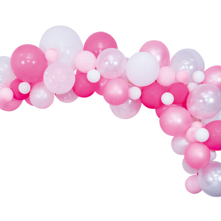 Ballonbogen Selbstgemachtes Set Rosa 4m