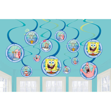 Spongebob Hängende Dekoration 12 Stk.