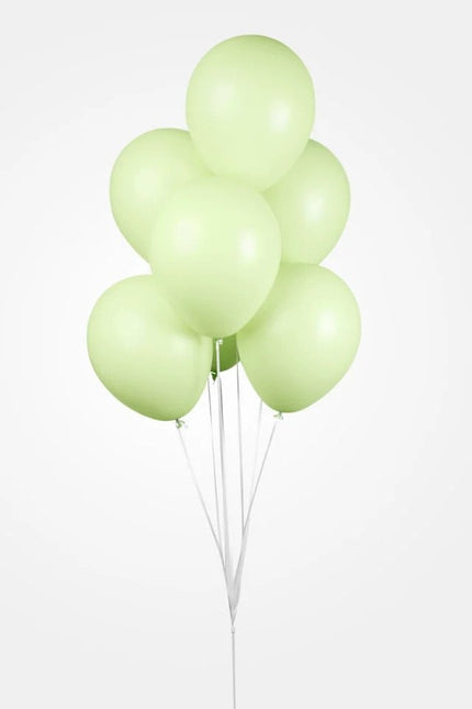Grüne Luftballons Pastell Macaron 30cm 100Stk.
