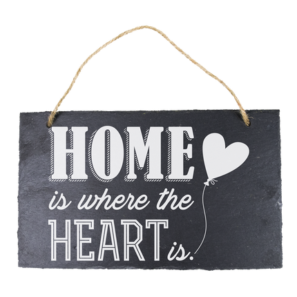 Schieferplatte Home 25cm