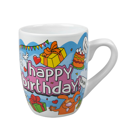 Happy Birthday Tasse