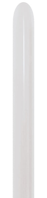 Modellierballons Perlweiß 5cm 152cm 50Stück