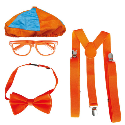 Orange Kostüm Set Blippy 3 Teile