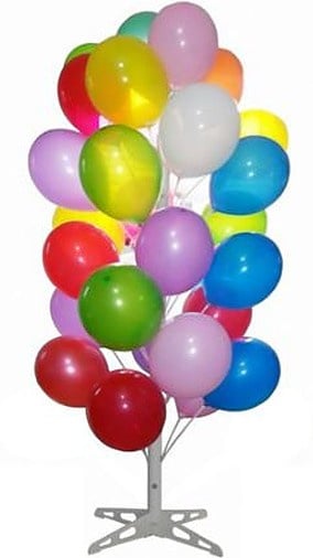 Ballonständer Weiß 1,8m