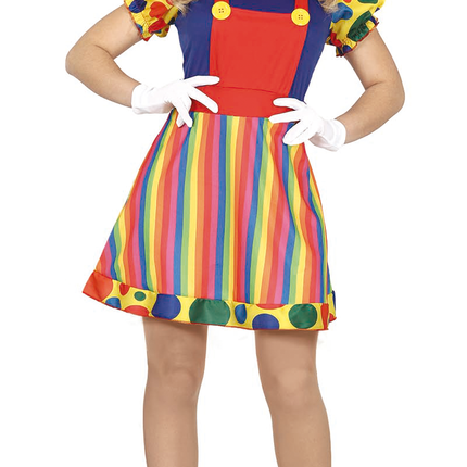 Clown Kostüm Kleid Damen