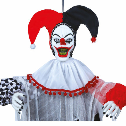 Halloween Hängedekoration Clown 1,2m