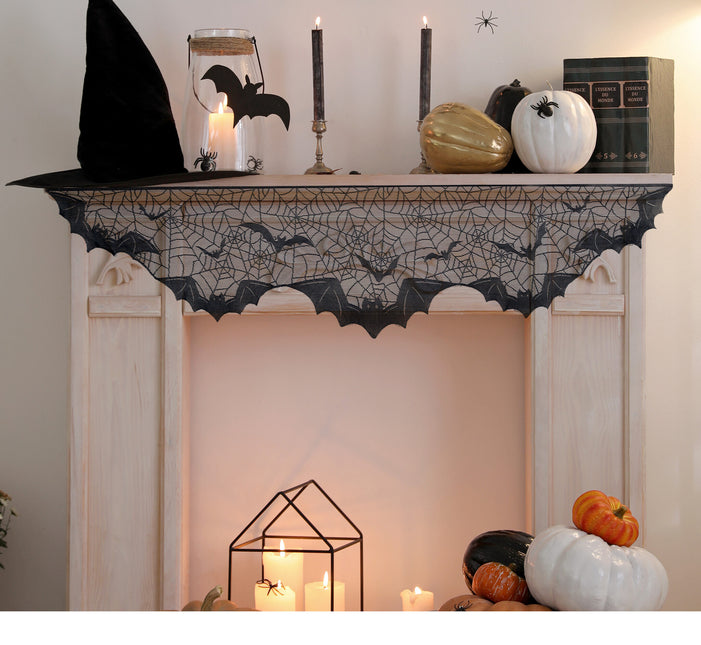 Halloween Vorhang Fledermäuse 2m