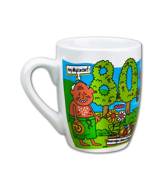 Becher 80 Jahre 12cm