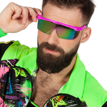 Rosa Brille 80er Jahre