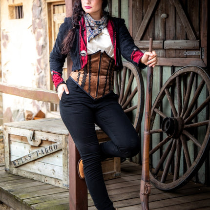 Cowboy Kostüm Damen 3 Stück