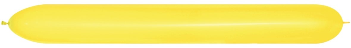 Modellierballons Gelb 15cm 152cm 20Stück