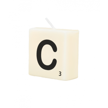 Buchstabe Kerze C 4cm