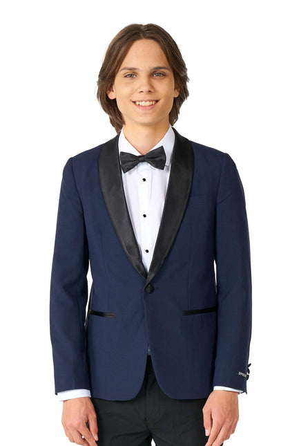 Dunkelblauer Smoking Junge Teen <tc>OppoSuits</tc>