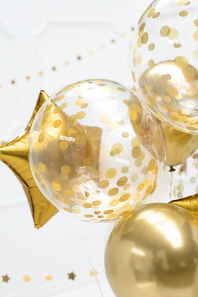 Konfetti Ballon Gold