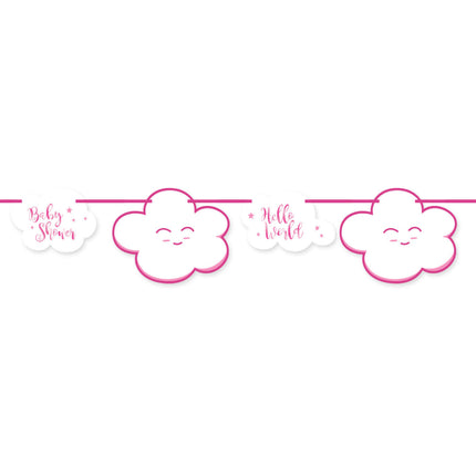 Baby Shower Girl Girlanden 4m