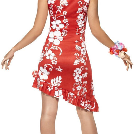Hawaii Kleid Rot M