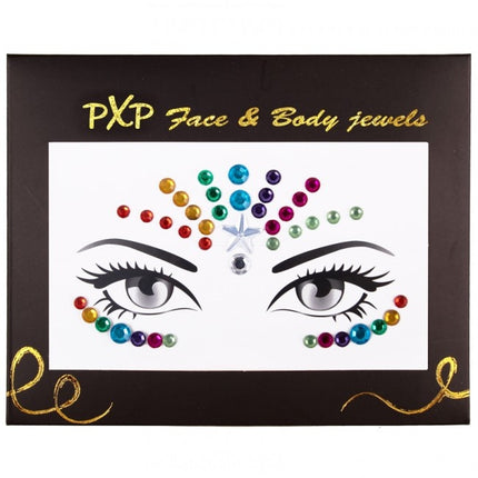 PXP Gesichtsaufkleber Face Jewels Rainbow Dream