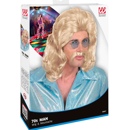 Blonde Perücke 70er Jahre