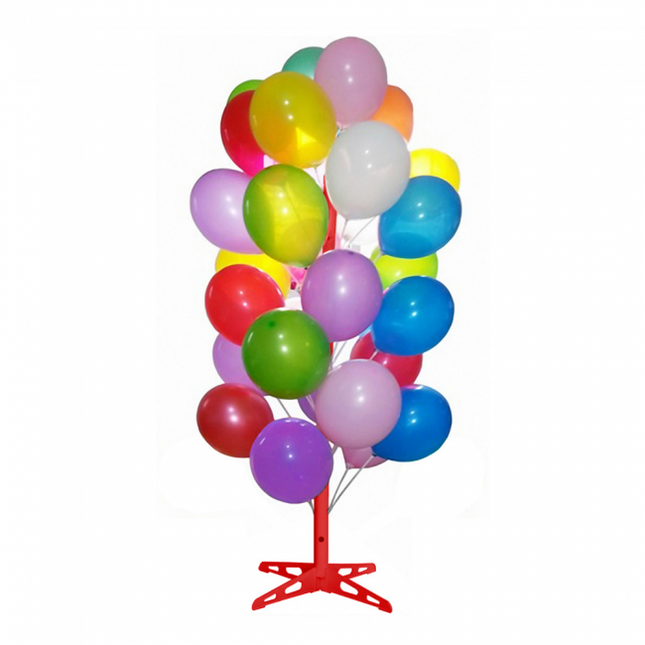 Ballonständer Rot 1,8m