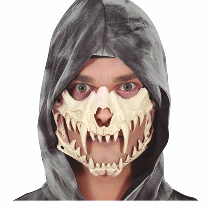 Halloween Maske Totenkopf Zähne