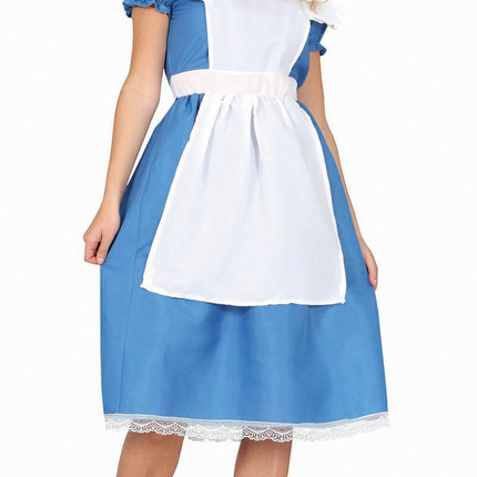 Prinzessinnen Kleid Blau Damen
