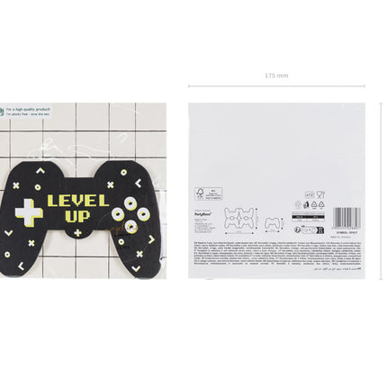 Gaming Party Servietten 16cm 12 Stk.