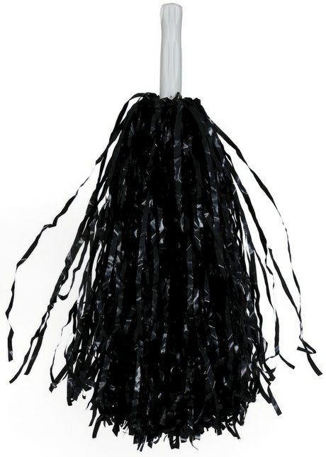 Schwarze Pompons 2Stück
