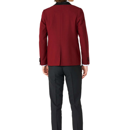 Bordeauxroter Smoking Junge Teen <tc>OppoSuits</tc>