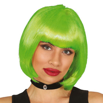 Limonengrüner Bob Pony