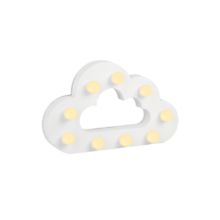 Weiße Lichtwolke