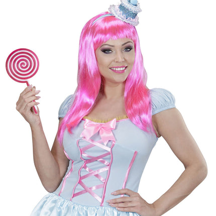 Rosa-weißer Lollipop