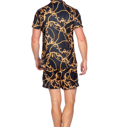 Festival Outfit Gold Schwarz