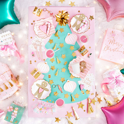 Servietten Weihnachtskugel 12cm 20Stück